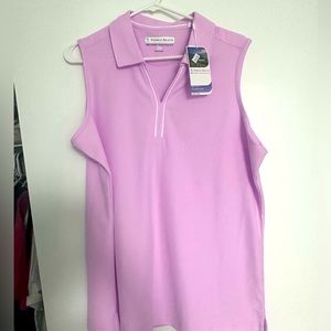 Pebble Beach Sleeveless Pique Polo